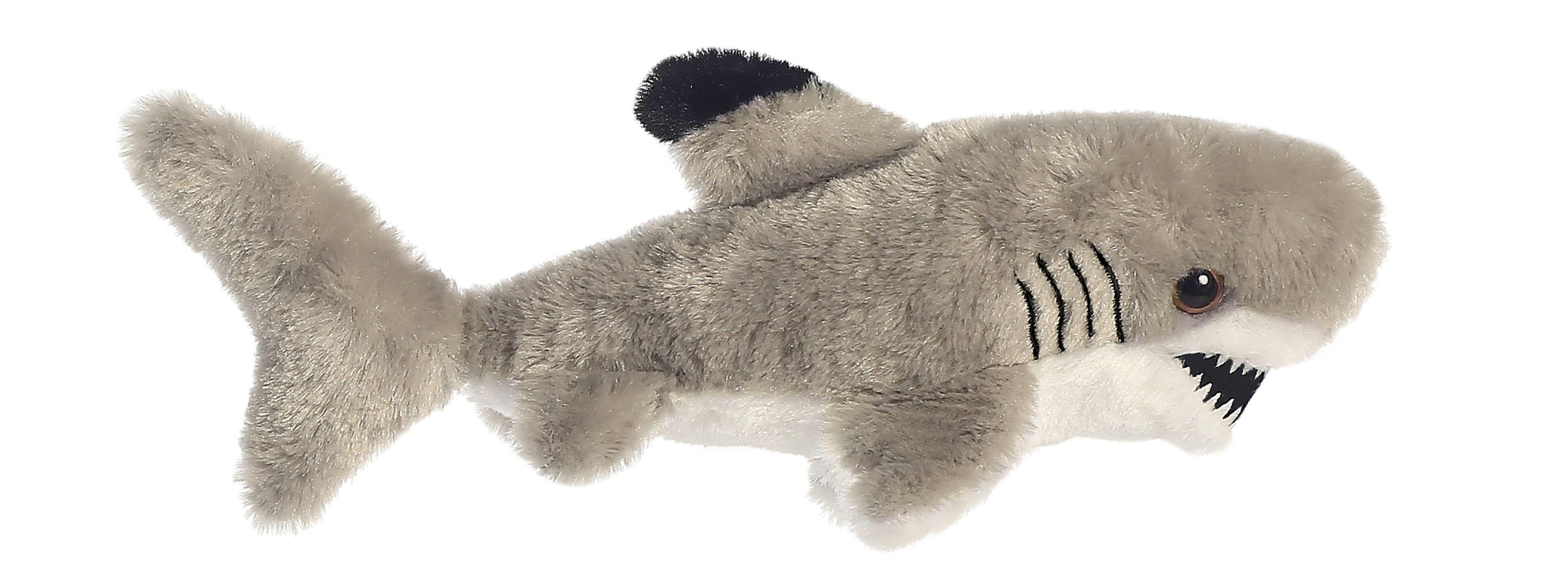 Aurora® Mini Flopsie™️ Black Tipped Shark 8"
